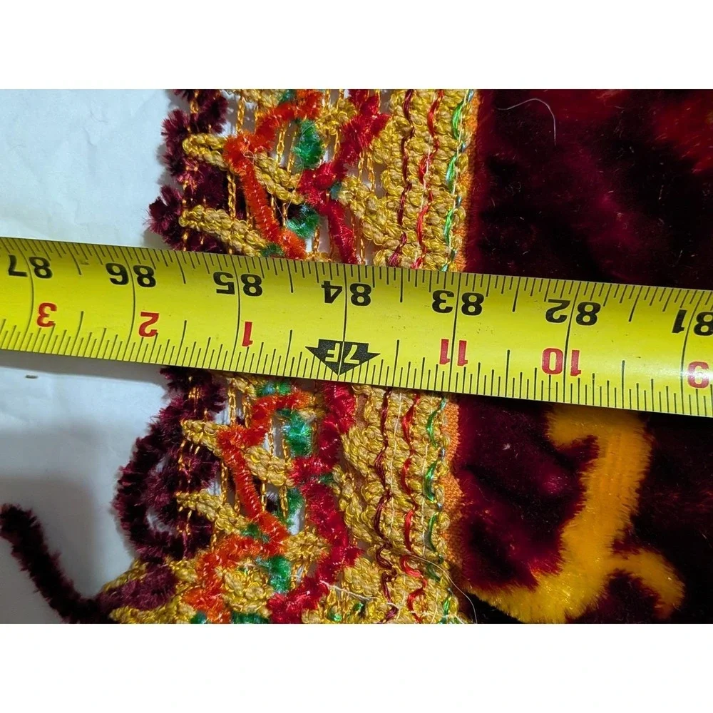 VTG 70s Besana Italian Velvet Tapestry 101